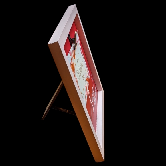 Signature Select Seasons Clip Picture Frame Decor with Easel Pink & Red NWT - Picture 3 of 13